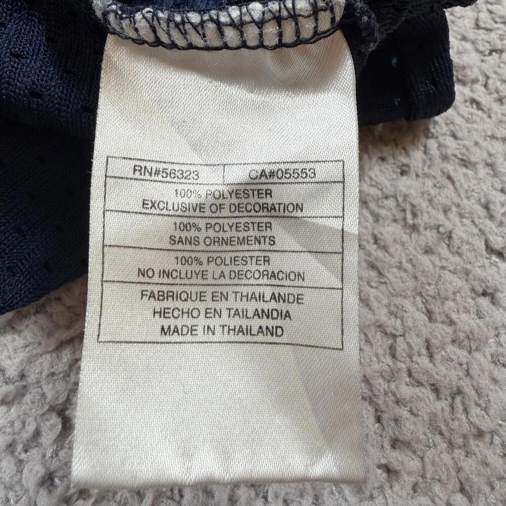 Nike Y2K Supreme Court Classic Rivals Basketball Jersey Sleeveless Mesh Navy XL - Picture 8 of 10